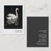 Instant Foto 074 - Swan Visitenkarte (Vorne/Hinten)