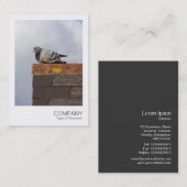 Instant Foto 082 - Good Morning Taube Visitenkarte (Vorne/Hinten)