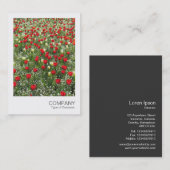 Instant Foto 085 - Bett von Tulips Visitenkarte (Vorne/Hinten)