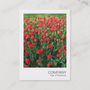 Instant Foto 086 - Bett von Red Tulips 01 Visitenkarte