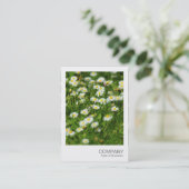 Instant Foto 091 - Daisy Meadow Visitenkarte (Stehend Vorderseite)