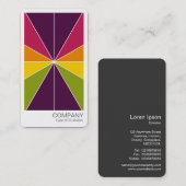 Instant Foto - Farbsegmente 01 Visitenkarte (Vorne/Hinten)