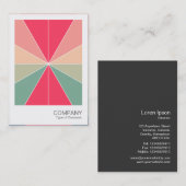 Instant Foto - Farbsegmente 03 Visitenkarte (Vorne/Hinten)