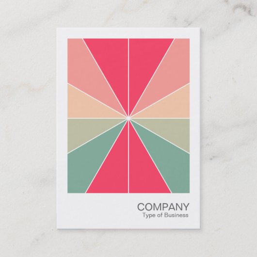 Instant Foto - Farbsegmente 03 Visitenkarte (Vorderseite)