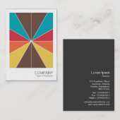 Instant Foto - Farbsegmente 05 Visitenkarte (Vorne/Hinten)