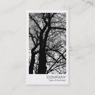 Instant Foto - im Winter eine Kontrast Visitenkarte