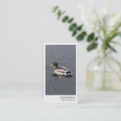 Instant Foto - Mallard Duck Visitenkarte (Stehend Vorderseite)