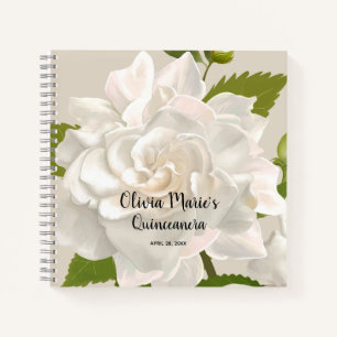 Instant Foto Message Quinceañera Gästebuch Notizblock