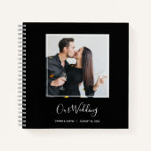 Instant Foto Message Wedding Gästebuch Notizblock (Vorderseite)