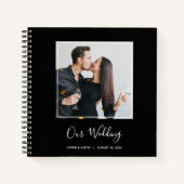 Instant Foto Message Wedding Gästebuch Notizblock (Vorderseite)