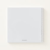 Instant Foto Message Wedding Gästebuch Notizblock (Rückseite)