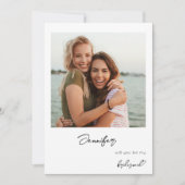 Instant Foto sein mein Vorschlag V2 Handwriting - Einladung (Vorderseite)