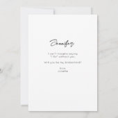 Instant Foto sein mein Vorschlag V2 Handwriting - Einladung (Rückseite)