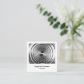 Instant Foto Style - Long Spring Quadratische Visitenkarte (Stehend Vorderseite)
