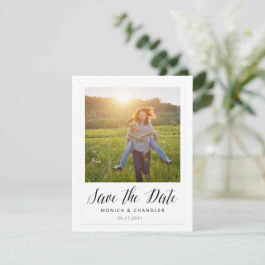 Instant Foto Style Save the Date (Stehend Vorderseite)