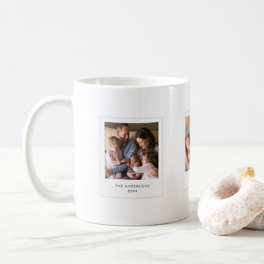 Instant Foto Style Square Foto Kaffeetasse (Mit Donut)