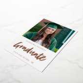 Instant Foto White 2 Graduate Ankündigung (Gedreht)