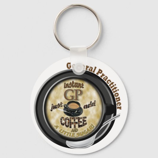 INSTANT GP ADD KAFFEE GENERAL PRACTITIONER DOKTOR SCHLÜSSELANHÄNGER (Vorderseite)