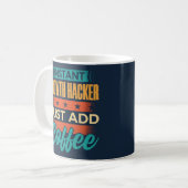 Instant Growth Hacker einfach Kaffee hinzufügen Kaffeetasse (Vorderseite Links)