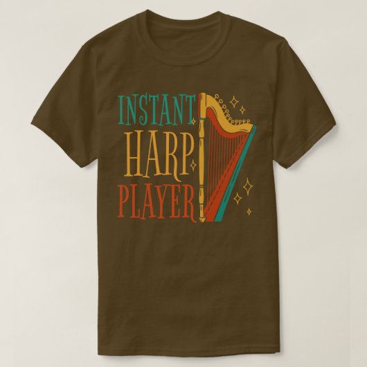 Instant Harp Player Harp Music Inspira Inspira T-Shirt (Design vorne)