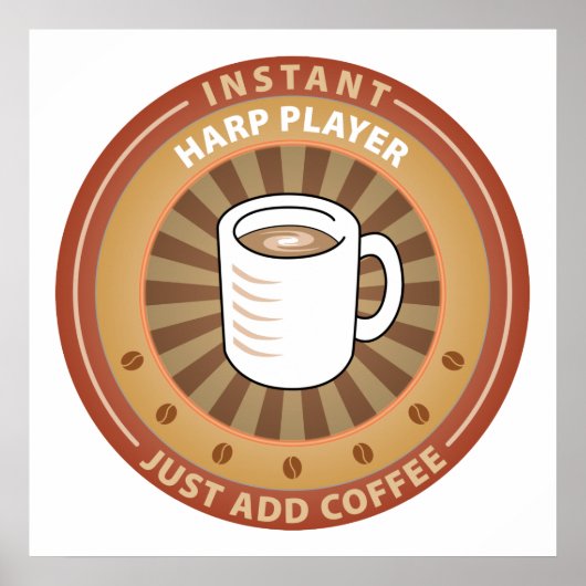 Instant Harp Player Poster (Vorne)