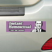 INSTANT HOMOSEXUAL -.pnng Autoaufkleber (Auf Auto)