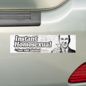 INSTANT HOMOSEXUAL -.pnng Autoaufkleber (Auf Auto)