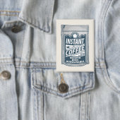 Instant-Kaffee-Pop-Kunstdarstellung Button (Insitu)
