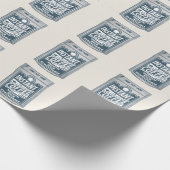 Instant-Kaffee-Pop-Kunstdarstellung Geschenkpapier (Ecke)