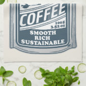 Instant-Kaffee-Pop-Kunstdarstellung Geschirrtuch (Gefaltet)