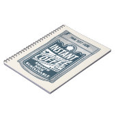 Instant-Kaffee-Pop-Kunstdarstellung Notizblock (Linke Seite)