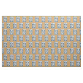 Instant-Kaffee-Pop-Kunstdarstellung Stoff (Yard (91,4 cm))