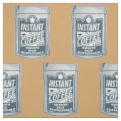 Instant-Kaffee-Pop-Kunstdarstellung Stoff (Muster)