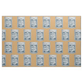 Instant-Kaffee-Pop-Kunstdarstellung Stoff (Fat Quarter (45,7 x 55,9 cm))