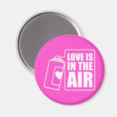 Instant Liebe Pink Magnet (Vorderseite/Rückseite)