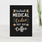 Instant Medical Coder Coffee Coding ICD Coder Karte (Vorderseite)
