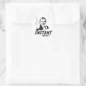 INSTANT MESSAGE RUNDER AUFKLEBER (Tasche)