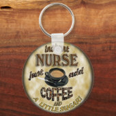 INSTANT NURSE FÜGEN NUR KAFFEE UND EIN KLEINES ZUC SCHLÜSSELANHÄNGER (Vorderseite)