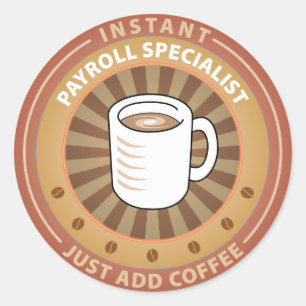 Instant Payroll Specialist Runder Aufkleber