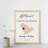 Instant Personalisiert Hajj oder Umrah Mubarak isl Poster