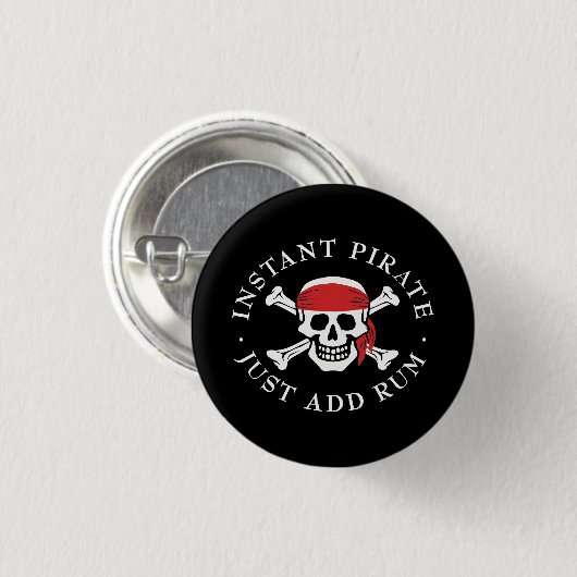 Instant Pirate Button (Vorne & Hinten)