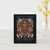 Instant Pirate einfach Rum Halloween Cruise Pirat Karte (Gelbe Blume)