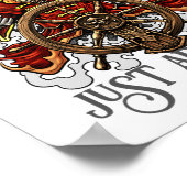 Instant Pirate einfach Rum Halloween Cruise Pirat  Poster (Ecke)