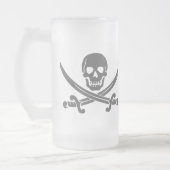 Instant Pirate - Fügen Sie einfach Rum hinzu Mattglas Bierglas (Links)