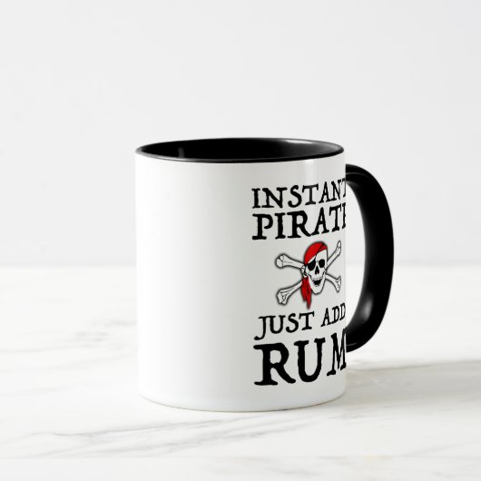 Instant Pirate - Fügen Sie einfach Rum hinzu Tasse (VorderseiteRechts)