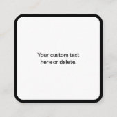 Instant QR Code (geben Sie Ihre Website-URL ein, u Begleitkarte (Rückseite)