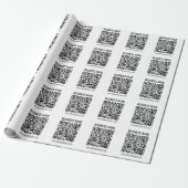 Instant QR Code (geben Sie Ihre Website-URL ein, u Geschenkpapier (Ungerollt)