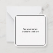 Instant QR Code (geben Sie Ihre Website-URL ein, u Mitteilungskarte (Rückseite)