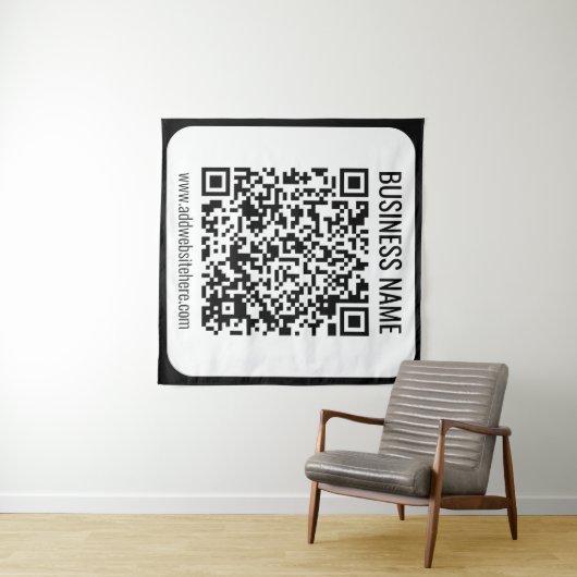 Instant QR Code (geben Sie Ihre Website-URL ein, u Wandteppich (Beispiel (Horizontal))