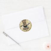 INSTANT RN - EINFACH KAFFEE HINZUFÜGEN RUNDER AUFKLEBER (Umschlag)